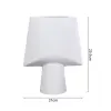 soga 21x25.5cm small white ornament geometric decor ceramic vase flower pots soga 21x25.5cm small white ornament geometric decor ceramic vase flower pots