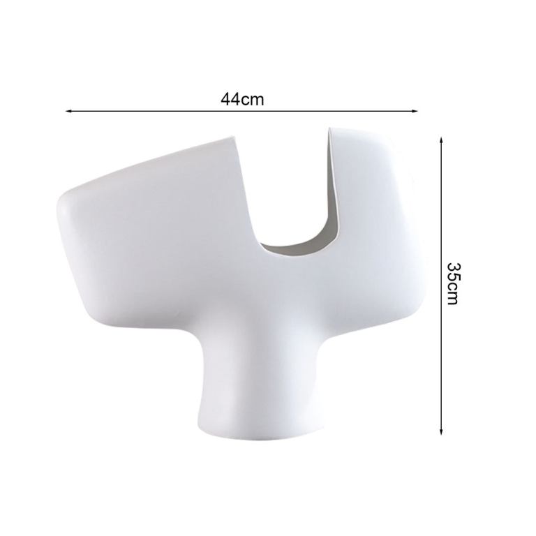 soga 44x35cm ornament modern curved decorative vase sculptural accent