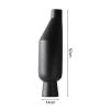 soga 2x 14x52cm ornament black minimalist vases with narrow neck rounded body soga 2x 14x52cm ornament black minimalist vases with narrow neck rounded body