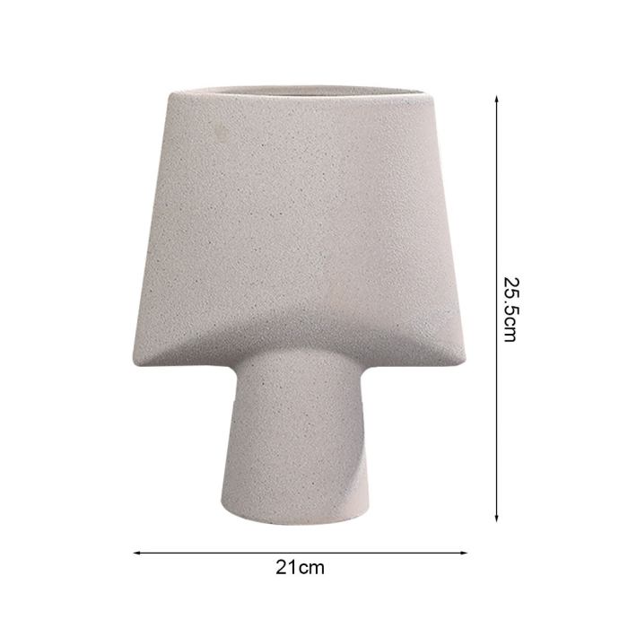 soga 21x25.5cm ornament geometric decor ceramic vase flower pots soga 21x25.5cm ornament geometric decor ceramic vase flower pots