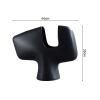 soga 44x35cm ornament modern black abstract ceramic vase with unique decorative piece for home decor soga 44x35cm ornament modern black abstract ceramic vase with unique decorative piece for home decor