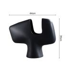 soga 44x35cm ornament modern black abstract ceramic vase with unique decorative piece for home decor soga 44x35cm ornament modern black abstract ceramic vase with unique decorative piece for home decor