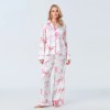 women's 2 piece bow all over loungewear pjs set Women's 2 Piece Bow All-over Loungewear Pjs Set