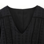 Wills Black Boho Slip Over Short Mini Dress 3