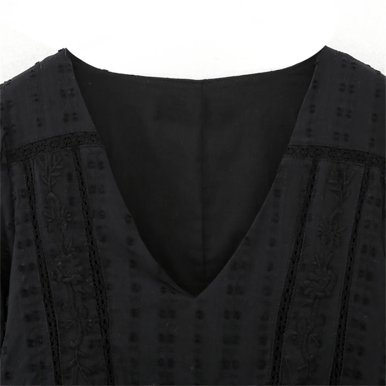 Wills Black Boho Slip Over Short Mini Dress 3
