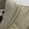 zach women's leopard print lined single breasted quilted coat with stand up collar Zach Women's Leopard Print Lined Single-Breasted Quilted Coat with Stand-Up Collar 6