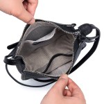 women's genuine leather bucket bag luxury cowhide crossbody tote Women's Genuine Leather Bucket Bag - Luxury Cowhide Crossbody Tote 3