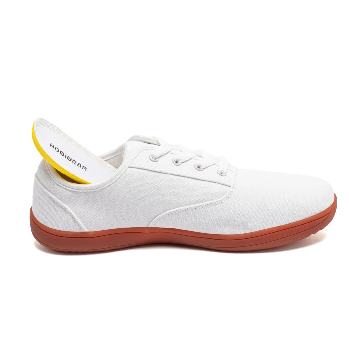 HOBIBEAR Men Barefoot Shoes Unisex Canvas Minimalist Sneakers Zero Drop Sole Wide Width Fashion Shoes 4