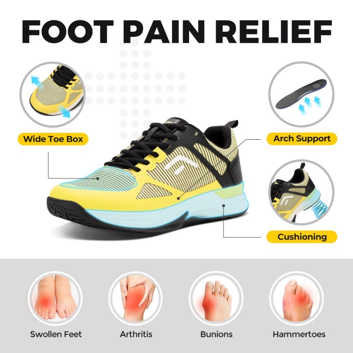 FitVille Men's Wide Pickleball Shoes Tennis Shoes Full Court Tennis Sneakers with Arch Support Lightweight Non-slip Sports Shoe 5