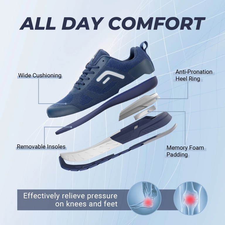 fitville men casual sport shoes light sneakers lightweight anti slip athletic jogging shoes for swollen feet arch support FitVille Men Casual Sport Shoes Light Sneakers Lightweight Anti-slip Athletic Jogging Shoes For Swollen Feet Arch Support 5