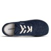 HOBIBEAR Men Barefoot Shoes Unisex Canvas Minimalist Sneakers Zero Drop Sole Wide Width Fashion Shoes 5