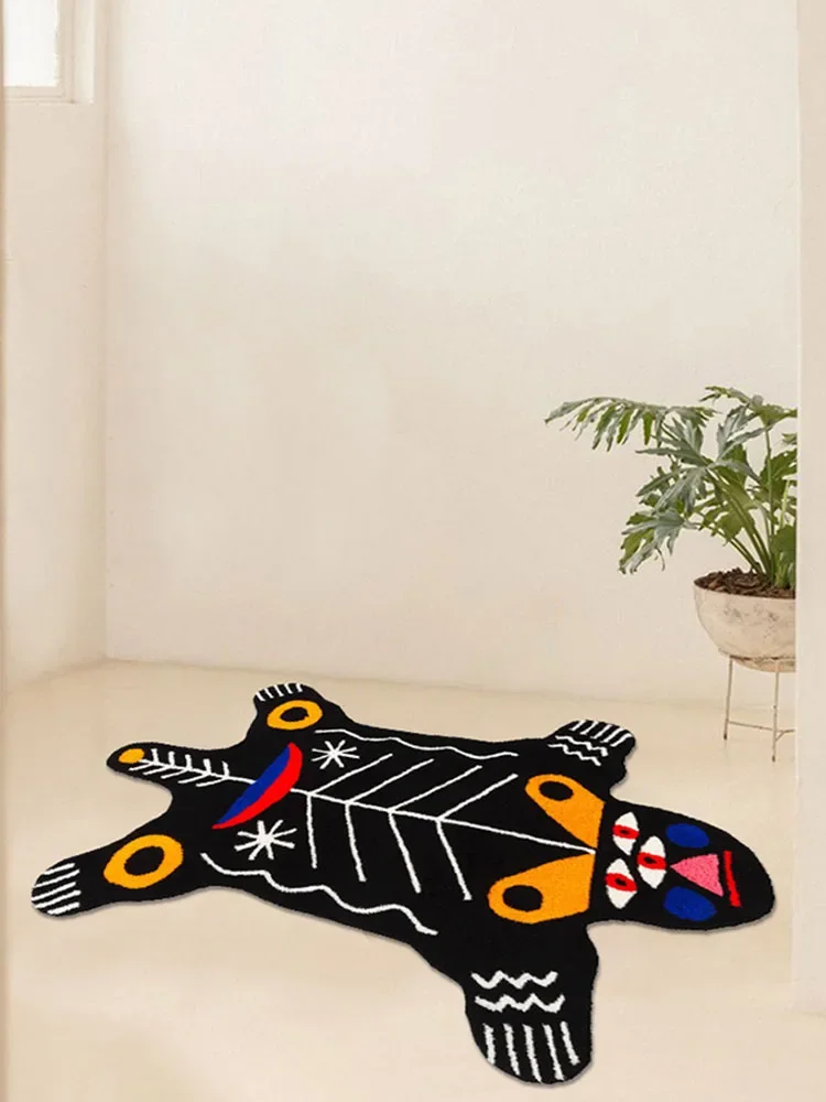 aztec animal shape geo floor rug Aztec Animal Shape Geo Floor Rug 3