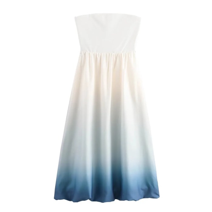 zach women's off shoulder tie dye balloon bottom dress Zach Women's Off-Shoulder Tie-Dye Balloon Bottom Dress