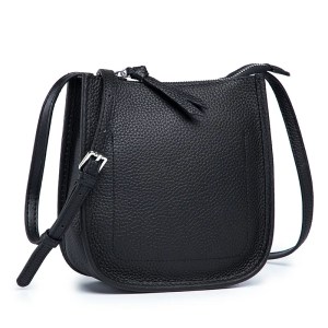 Women's Genuine Leather Bucket Bag - Luxury Cowhide Crossbody Tote