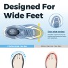 fitville women's wide walking shoes air cushion fashion sports shoes lightweight for fat feet flat feet plantar fasciitis FitVille Women's Wide Walking Shoes Air Cushion Fashion Sports Shoes Lightweight for Fat Feet Flat Feet Plantar Fasciitis 2