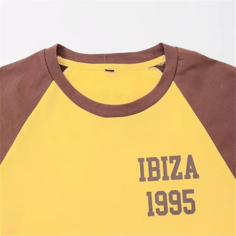 zach women's ibiza 1995 cotton t shirt & elastic waist shorts set Zach Women's Ibiza 1995 Cotton T-Shirt & Elastic Waist Shorts Set 6