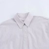 zach women's striped poplin long sleeve loose casual shirt Zach Women's Striped Poplin Long Sleeve Loose Casual Shirt 3
