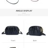 women's genuine leather phone wallet triple zipper shoulder bag & clutch Women's Genuine Leather Phone Wallet - Triple Zipper Shoulder Bag & Clutch 4
