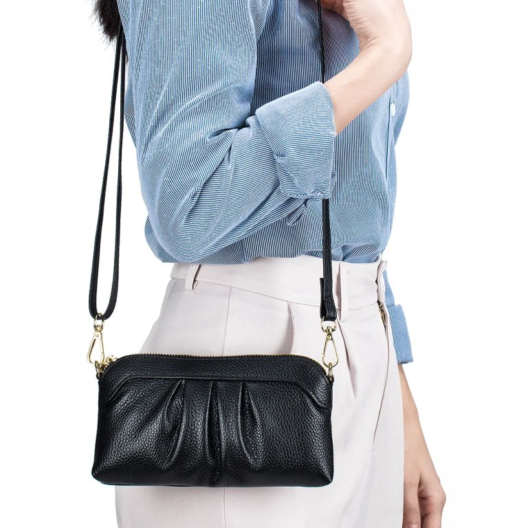 Women's Genuine Leather Shoulder Bag - Luxury Cowhide Crossbody Tote 3