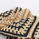 Women's Woven Summer Straw Tote Bag 3