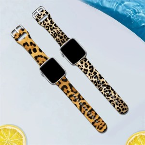 Leopard Silicone Strap for Apple Watch Band 2