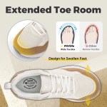 fitville women's widened training shoes lightweight walking running shoes women breathable sports shoes for plantar fasciitis FitVille Women's Widened Training Shoes Lightweight Walking Running Shoes Women Breathable Sports Shoes for Plantar Fasciitis 3