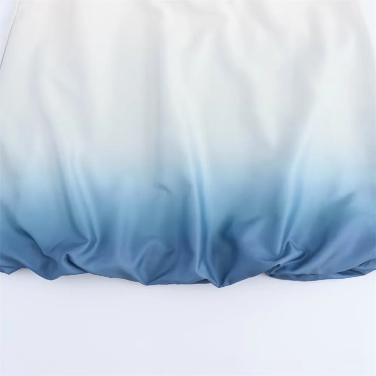 Zach Women's Off-Shoulder Tie-Dye Balloon Bottom Dress 4