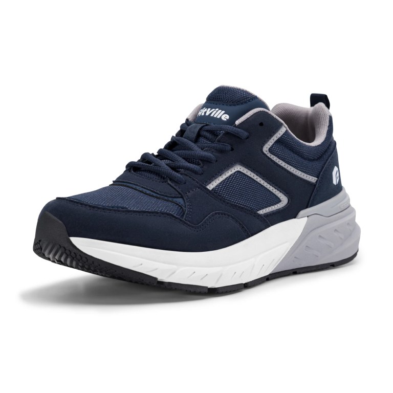 FitVille Newest Running Shoes for Men Wide Width Sneakers with Arch Support for Flat Feet Heel Pain Relief Plantar Fasciitis 3