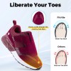 fitville women's wide foot walking shoes sports shoes adjustable easy to put & take off for wide feet lightweight sneakers FitVille Women's Wide Foot Walking Shoes Sports Shoes Adjustable Easy to Put & Take Off for Wide Feet Lightweight sneakers 2