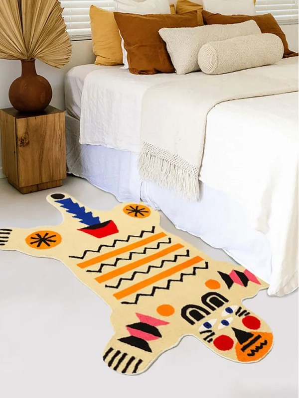 Aztec Animal Shape Geo Floor Rug 4