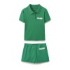 zach women's paris casual collar short sleeve t shirt & elastic waist shorts set Zach Women's Paris Casual Collar Short Sleeve T-Shirt & Elastic Waist Shorts Set