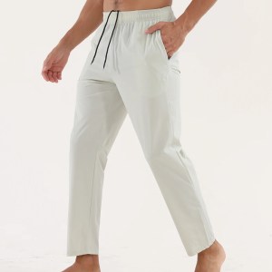 GITF Men's drawstring zipper pocket Jogger Pants 2