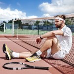 FitVille Men's Wide Pickleball Shoes Tennis Shoes Full Court Tennis Sneakers with Arch Support Lightweight Non-slip Sports Shoe 6
