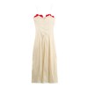 zach women's heart shaped flower decoration strap long dress Zach Women\'s Heart-Shaped Flower Decoration Strap Long Dress 2