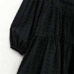 Wills Black Boho Slip Over Short Mini Dress 6