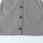 Zach Women's Retro Checkered Printed Short Sleeve Collar Mini Dress 4