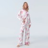 women's 2 piece bow all over loungewear pjs set Women's 2 Piece Bow All-over Loungewear Pjs Set 5