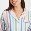 women's pyjamas set stripe print button down long sleeve loungewear Women's Pyjamas Set Stripe Print Button-Down Long Sleeve Loungewear 4