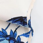 women's flip collar, buckle tie belt, blue floral shirt dress Women's Flip Collar, Buckle Tie Belt, Blue Floral Shirt Dress 6