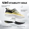 FitVille Men's Wide Pickleball Shoes Tennis Shoes Full Court Tennis Sneakers with Arch Support Lightweight Non-slip Sports Shoe 4