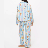 Women's 2 Piece Aesthetic Pattern Print Loungewear Set Coffee 2