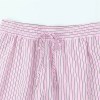 zach women's casual striped shirt & high waisted shorts set Zach Women\'s Casual Striped Shirt & High-Waisted Shorts Set 6