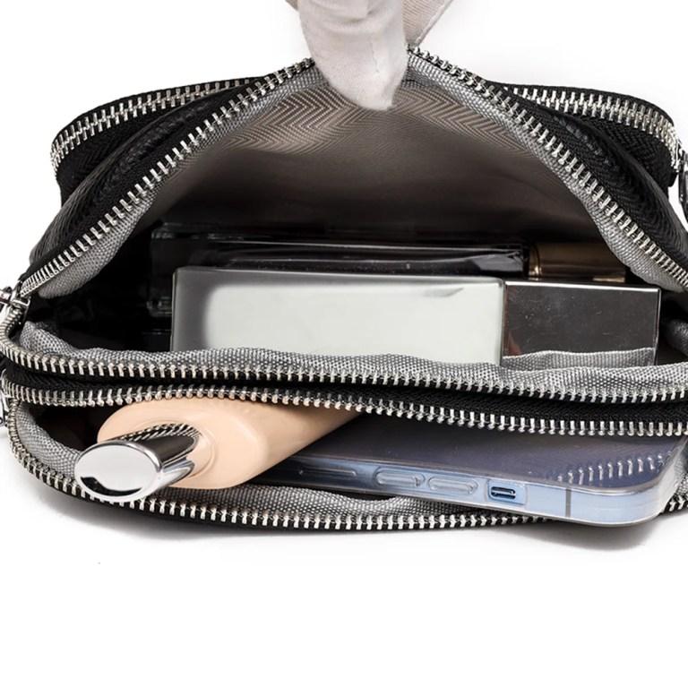 Women's Genuine Leather Crossbody Bag - Trendy Green Cowhide Shoulder Bag 2