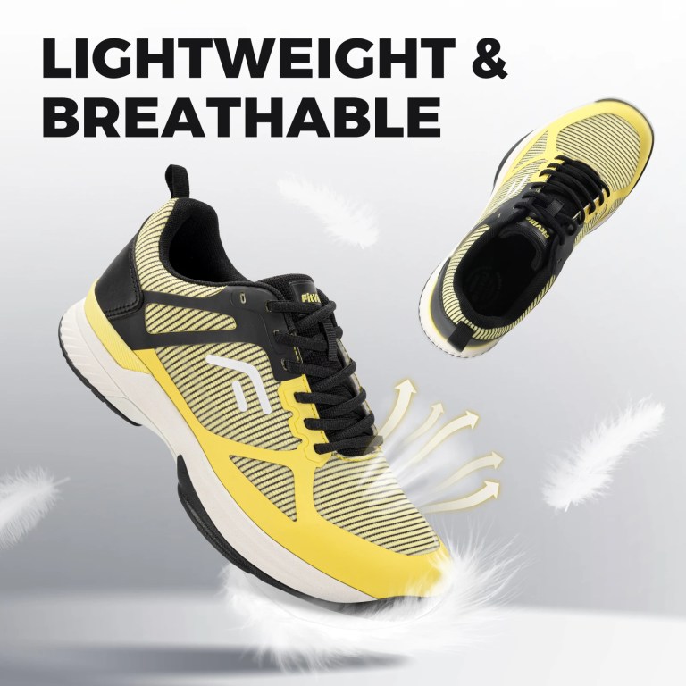 FitVille Men's Wide Pickleball Shoes Tennis Shoes Full Court Tennis Sneakers with Arch Support Lightweight Non-slip Sports Shoe 2