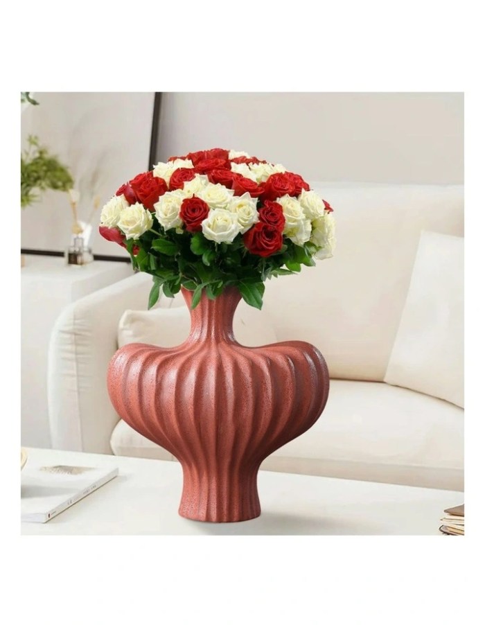 soga 28x30cm ornament large matte red vases countertop decoration soga 28x30cm ornament large matte red vases countertop decoration
