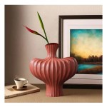soga 28x30cm ornament large matte red vases countertop decoration