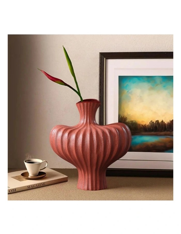 soga 28x30cm ornament large matte red vases countertop decoration soga 28x30cm ornament large matte red vases countertop decoration