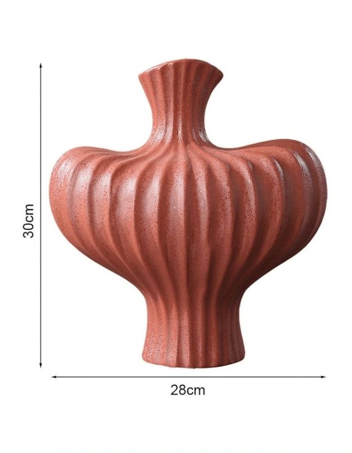 soga 28x30cm ornament large matte red vases countertop decoration soga 28x30cm ornament large matte red vases countertop decoration