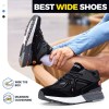 fitville men's walking shoes extra wide lightweight sneakers for flat feet arch fit heel pain relief non slip running shoes FitVille Men's Walking Shoes Extra Wide Lightweight Sneakers for Flat Feet Arch Fit Heel Pain Relief Non-Slip Running Shoes 2