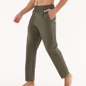 GITF Men's drawstring zipper pocket Jogger Pants 5